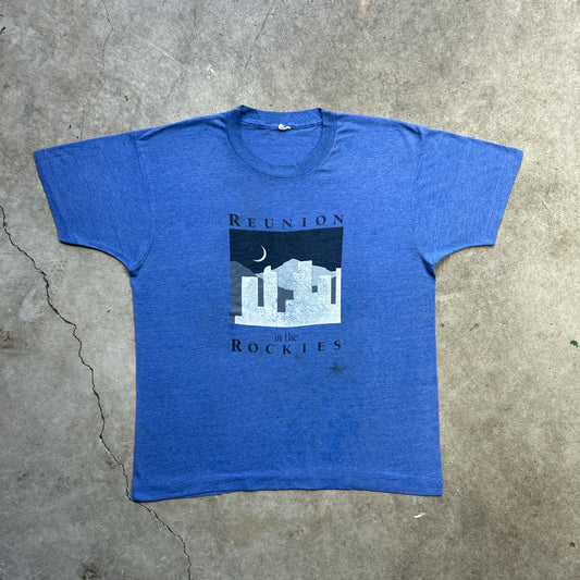 Vintage 80s Reunion In the Rockies, Crater Family Reunion, Denver T-shirt