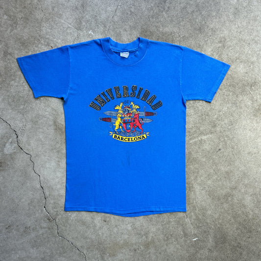 Vintage 90s Universidad De Barcelona, Spain T-shirt