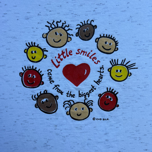 Vintage 90s Little Smiles, Come From The Biggest Hearts T-shirt