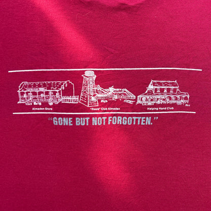 Vintage 80s New Almaden Days, Historic New Almaden 1985,  "Gone But Not Forgotten" T-shirt