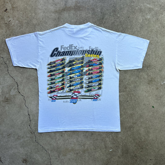Vintage 90s FedEx Car Racing Championship Series, Championship Auto Racing Teams T-shirt