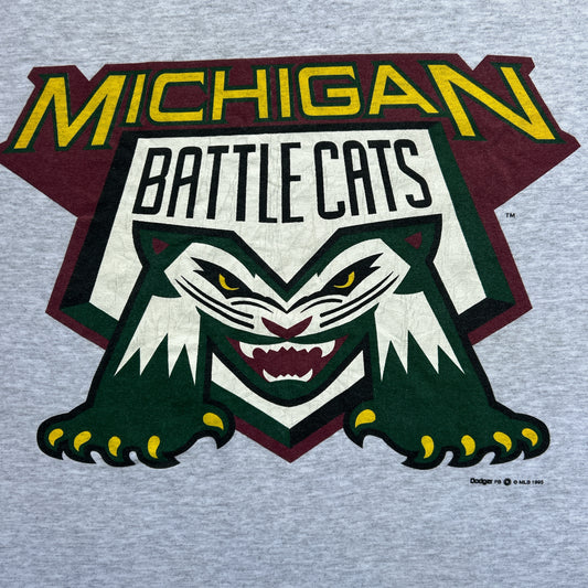 Vintage 90s MLB Michigan University Michigan Battle Cats 1995 T-shirt