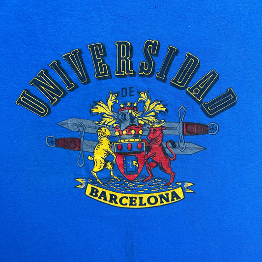 Vintage 90s Universidad De Barcelona, Spain T-shirt