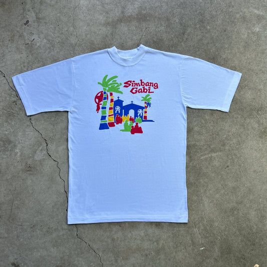 Vintage 90s Simbang Gabi, Colourful Religion T-shirt