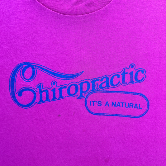 Vintage 90s Chiropractic, It's A Natural, Monroe, Helping You Achieve The Best In Life T-shirt
