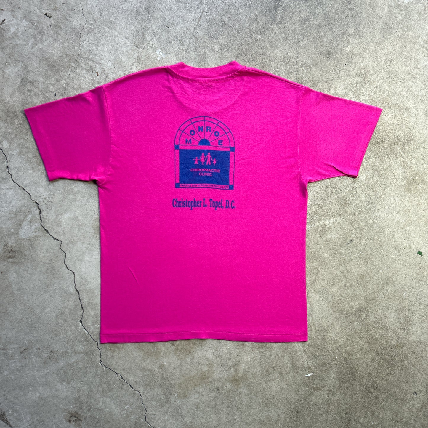 Vintage 90s Chiropractic, It's A Natural, Monroe, Helping You Achieve The Best In Life T-shirt