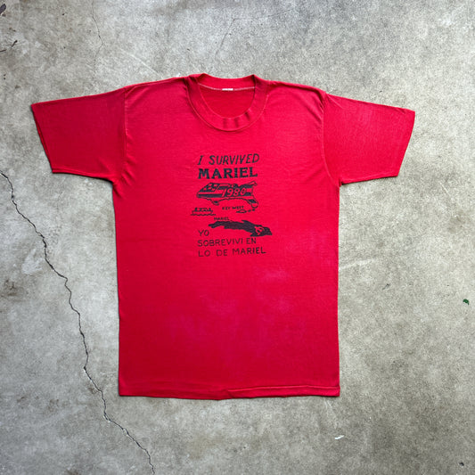 Rare 80s USCG Sealift, I Survived Mariel Boatlift Key West, Yo Sobrevivi En Lo De Mariel T-shirt