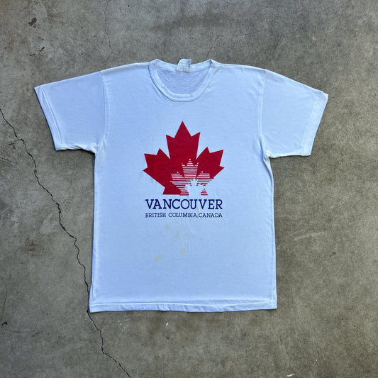 Vintage 80s Vancouver, British Columbia Canada Maple Leaf T-shirt