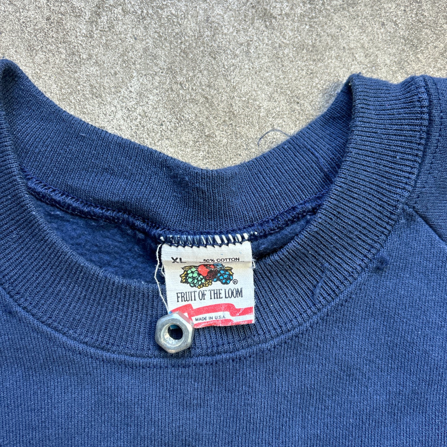 Vintage 80s Georgetown University, Bulldog Crewneck Sweatshirt