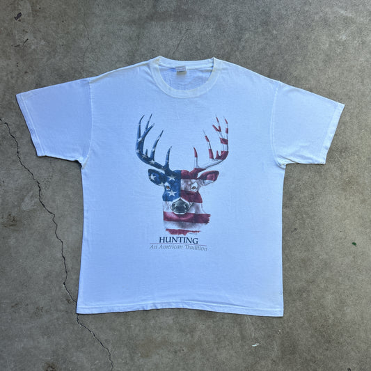 Vintage 90s  "An American Tradition" Deer Hunting T-shirt