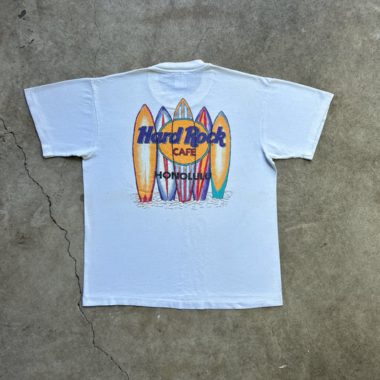Vintage 90s Hard Rock Cafe Honolulu, Hawaii T-shirt