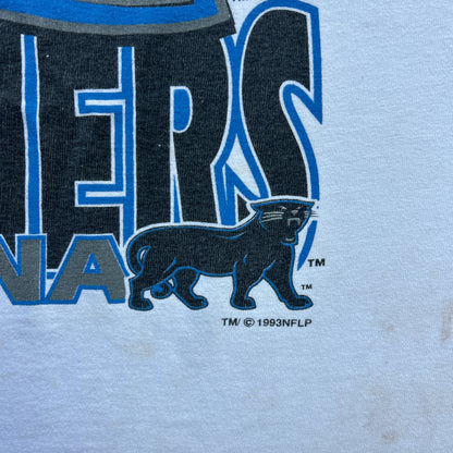 Vintage 90s NFL USA Carolina Panthers Team 1993 T-shirt