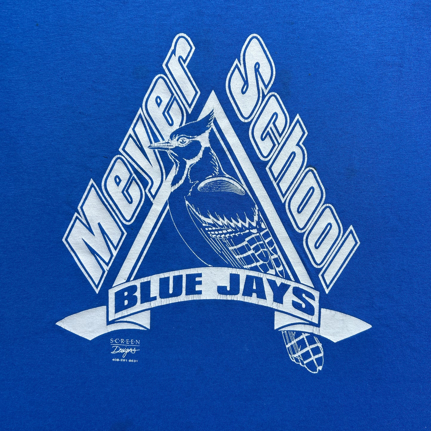 Vintage 90s Meyer School Blue Jays Team T-shirt