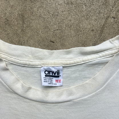 Vintage 80s Abstract Gym Crop Top "Cross Training" T-shirt