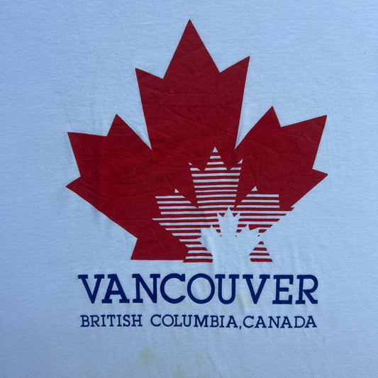 Vintage 80s Vancouver, British Columbia Canada Maple Leaf T-shirt