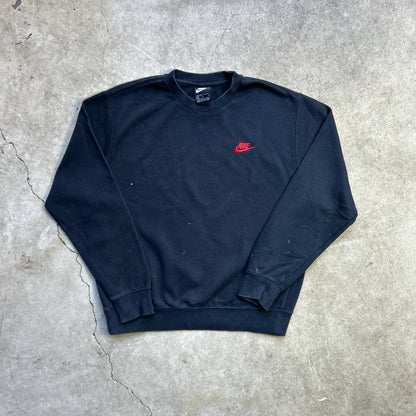 Vintage 2000s Nike Black Crewneck Sweatshirt