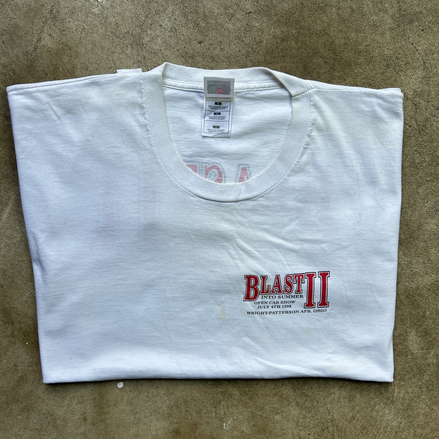Vintage 90s July 4th 1998 Blast Into Summer 2 Open Car Show T-shirt