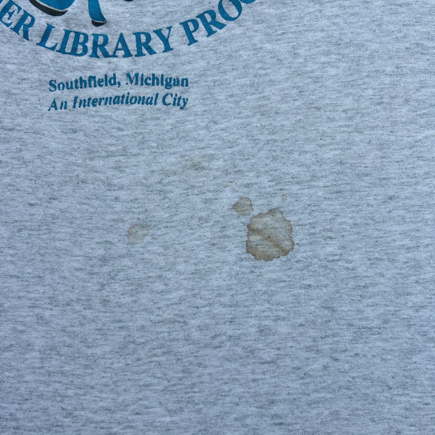 Vintage 90s Southfield, Michigan, Public Library, The Splash T-shirt