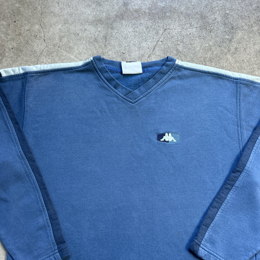 Vintage 90s Kappa Two Tone Crewneck Sweatshirt