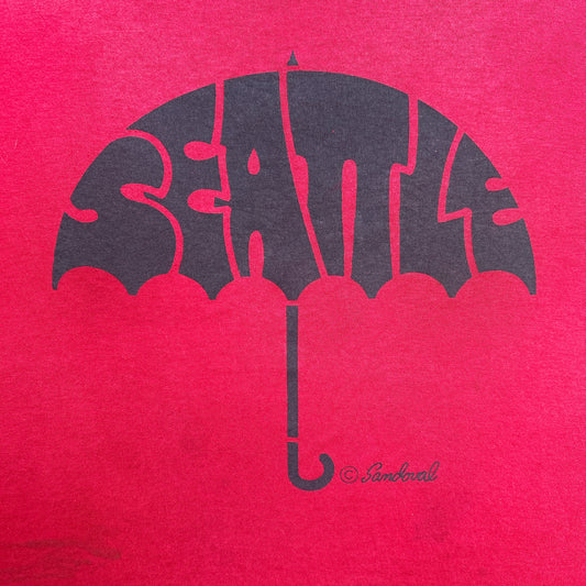 Vintage 80s Seattle USA, Umbrella T-shirt