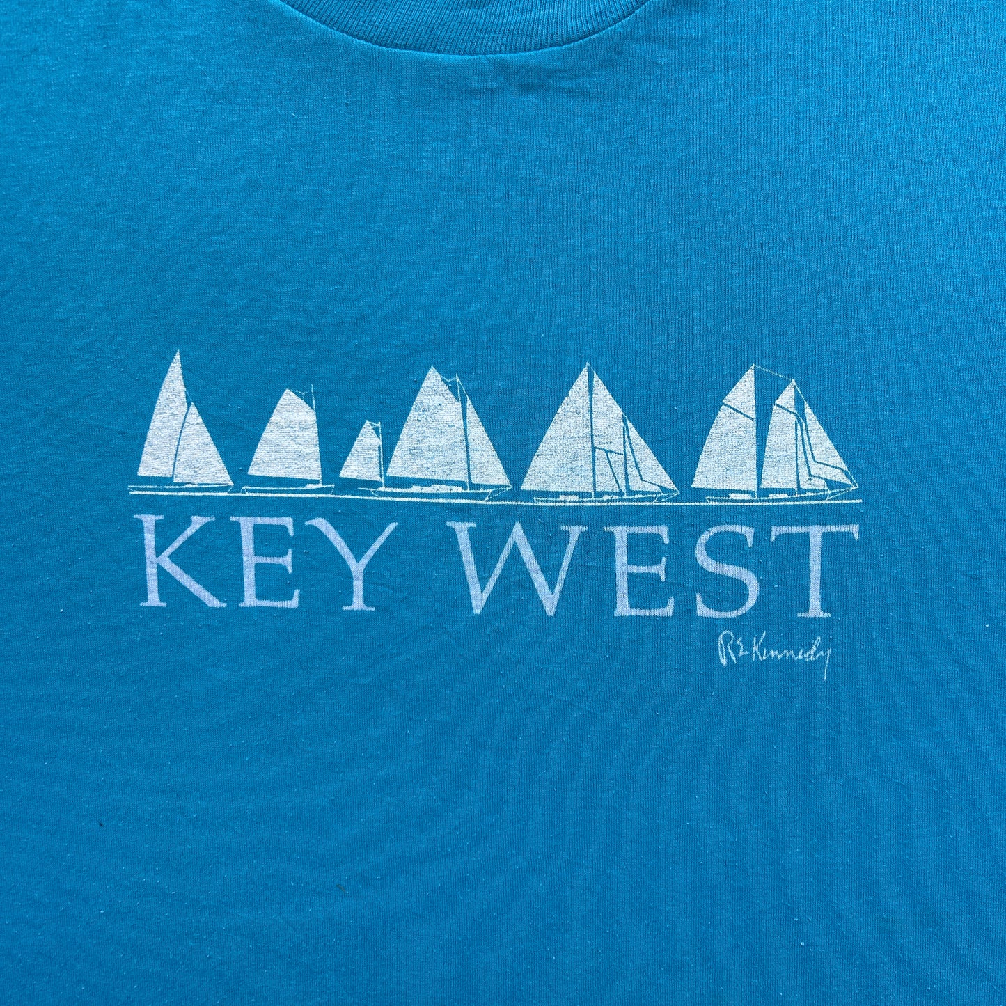 Vintage 80s Keywest America Tall Ships T-shirt