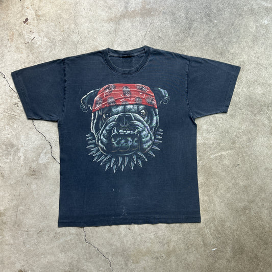 Vintage 90s Gangster British Bulldog T-shirt