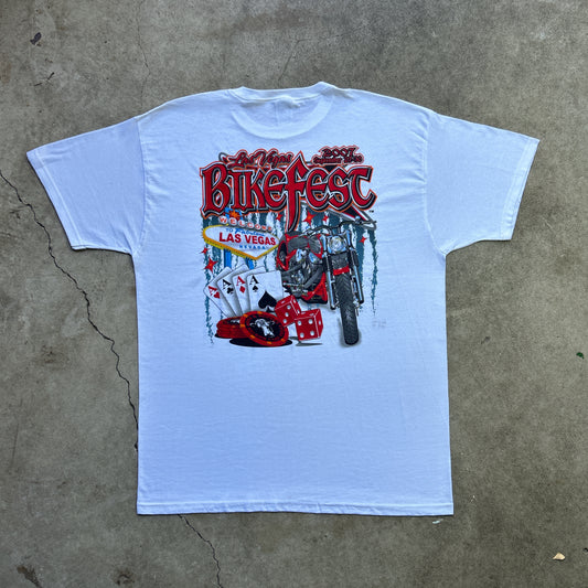 Vintage 2000s Las Vegas Bike Fest 2007 T-shirt