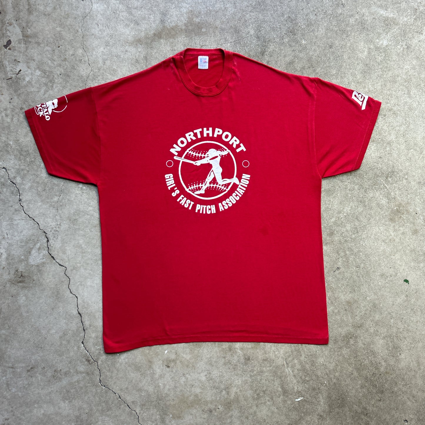 Vintage 90s Northport, Girls Fast Pitch Association T-shirt