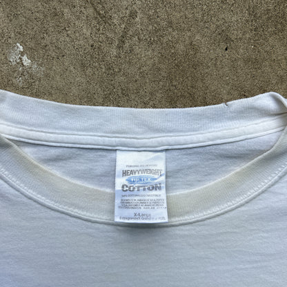 Vintage 90s Hard Fish Designs "a mans top 10 reasons why fishing is better than marriage" T-shirt