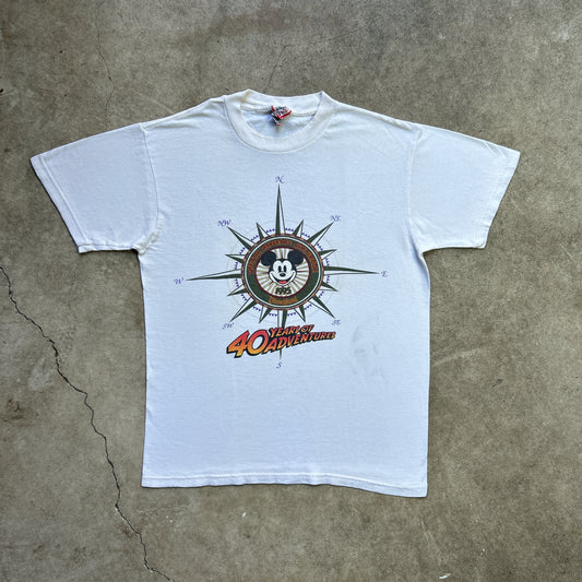 Vintage 90s Disneyland, 40 Years of Adventure, Mickey Mouse 1995 T-shirt