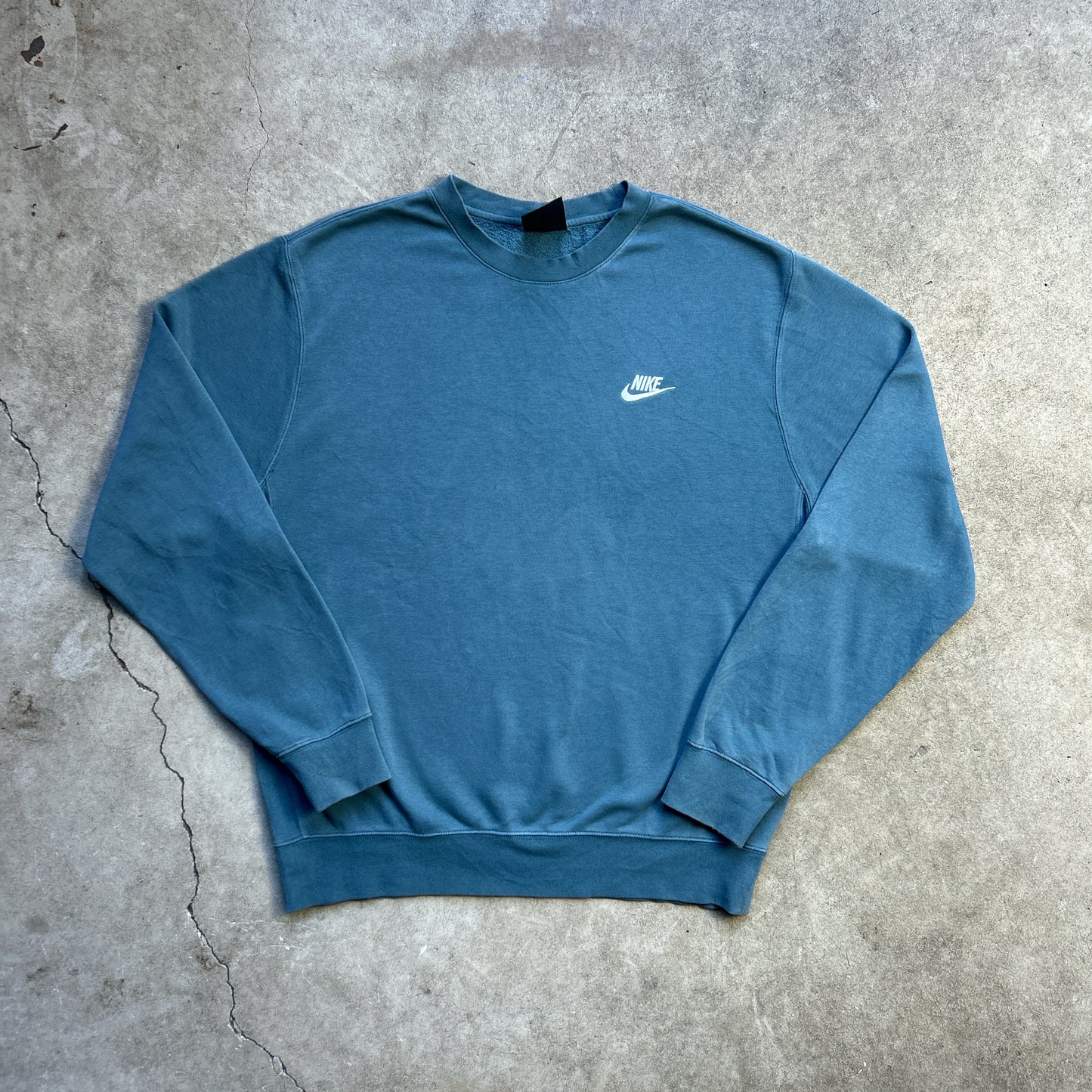 Vintage 2000s Nike Aqua Blue Crewneck Sweatshirt