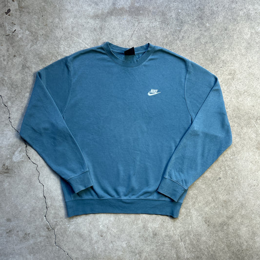 Vintage 2000s Nike Aqua Blue Crewneck Sweatshirt