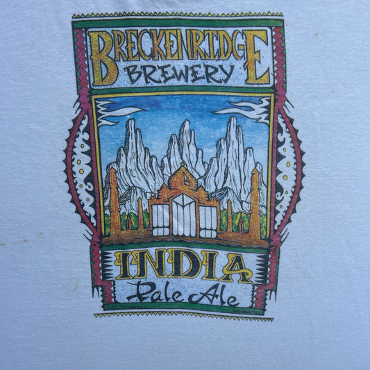 Vintage 90s Breckenridge India Pale Ale Beer T-shirt