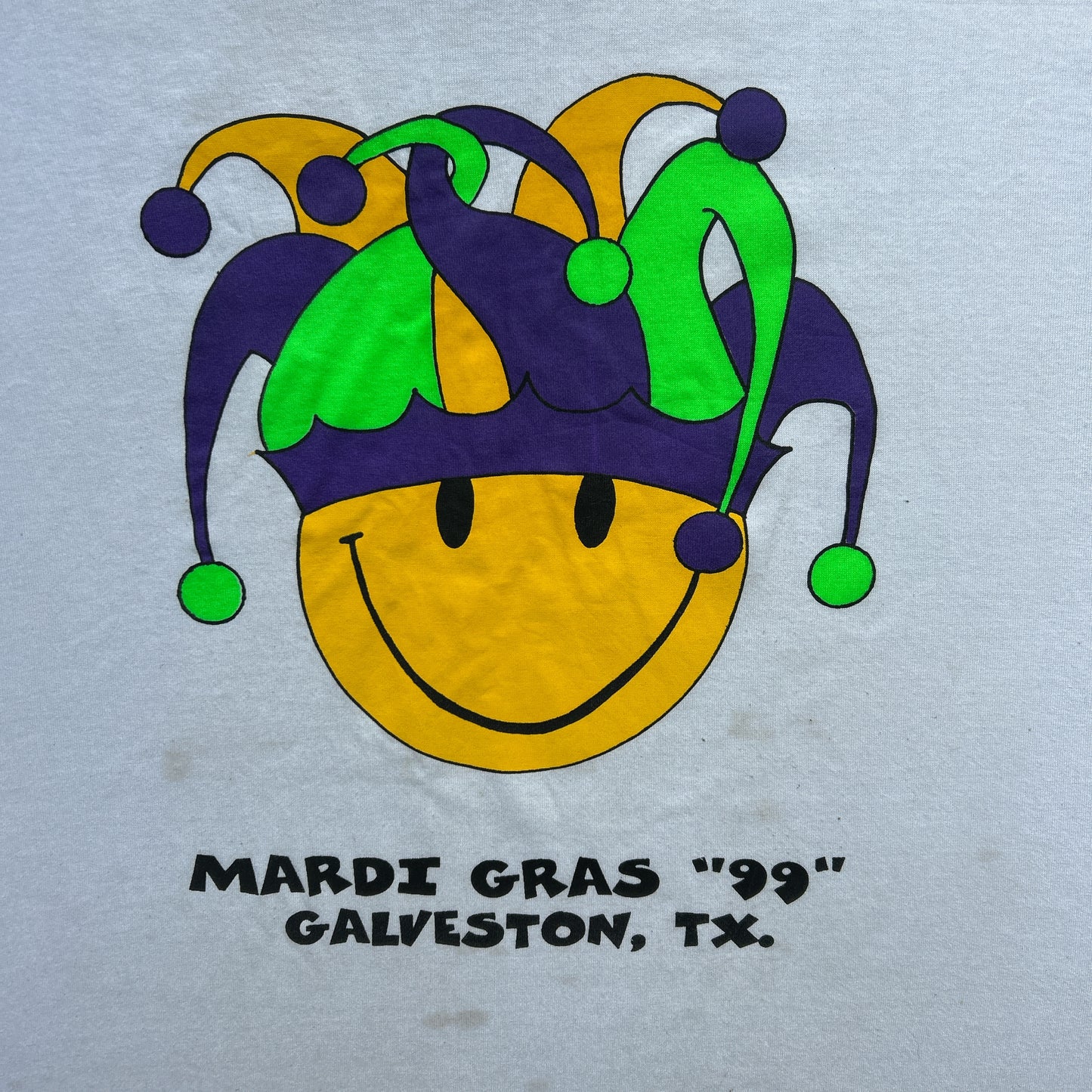 Vintage 90s Mardi Gras Galveston, Texas 1999 T-shirt