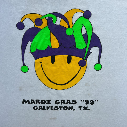 Vintage 90s Mardi Gras Galveston, Texas 1999 T-shirt