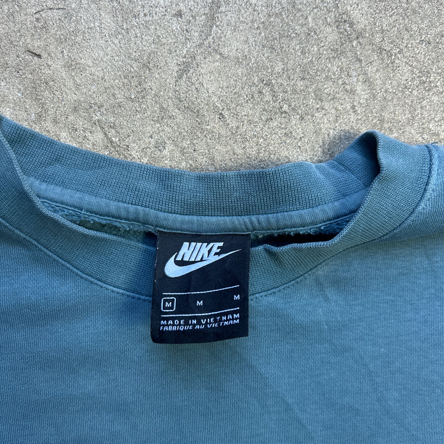 Vintage 2000s Nike Aqua Blue Crewneck Sweatshirt