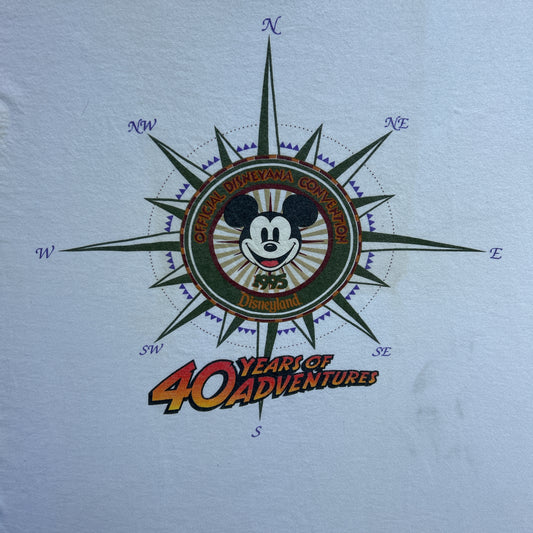 Vintage 90s Disneyland, 40 Years of Adventure, Mickey Mouse 1995 T-shirt