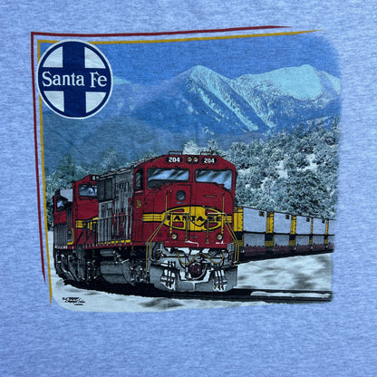 Vintage 90s USA Santa Fe Train T-shirt