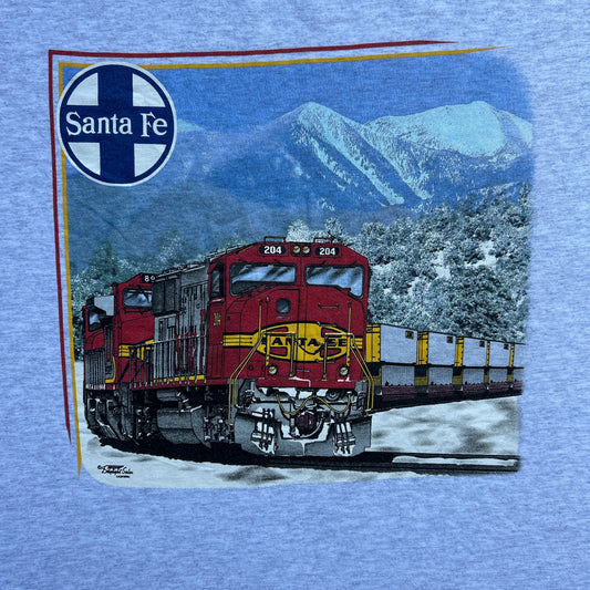 Vintage 90s USA Santa Fe Train T-shirt