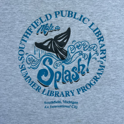 Vintage 90s Southfield, Michigan, Public Library, The Splash T-shirt