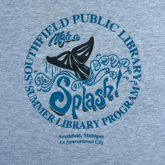 Vintage 90s Southfield, Michigan, Public Library, The Splash T-shirt