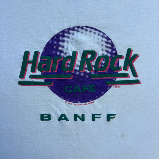 Vintage 80s Hard Rock Cafe Banff, Canada 1989 T-shirt