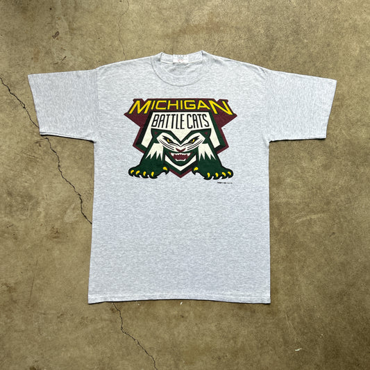 Vintage 90s MLB Michigan University Michigan Battle Cats 1995 T-shirt