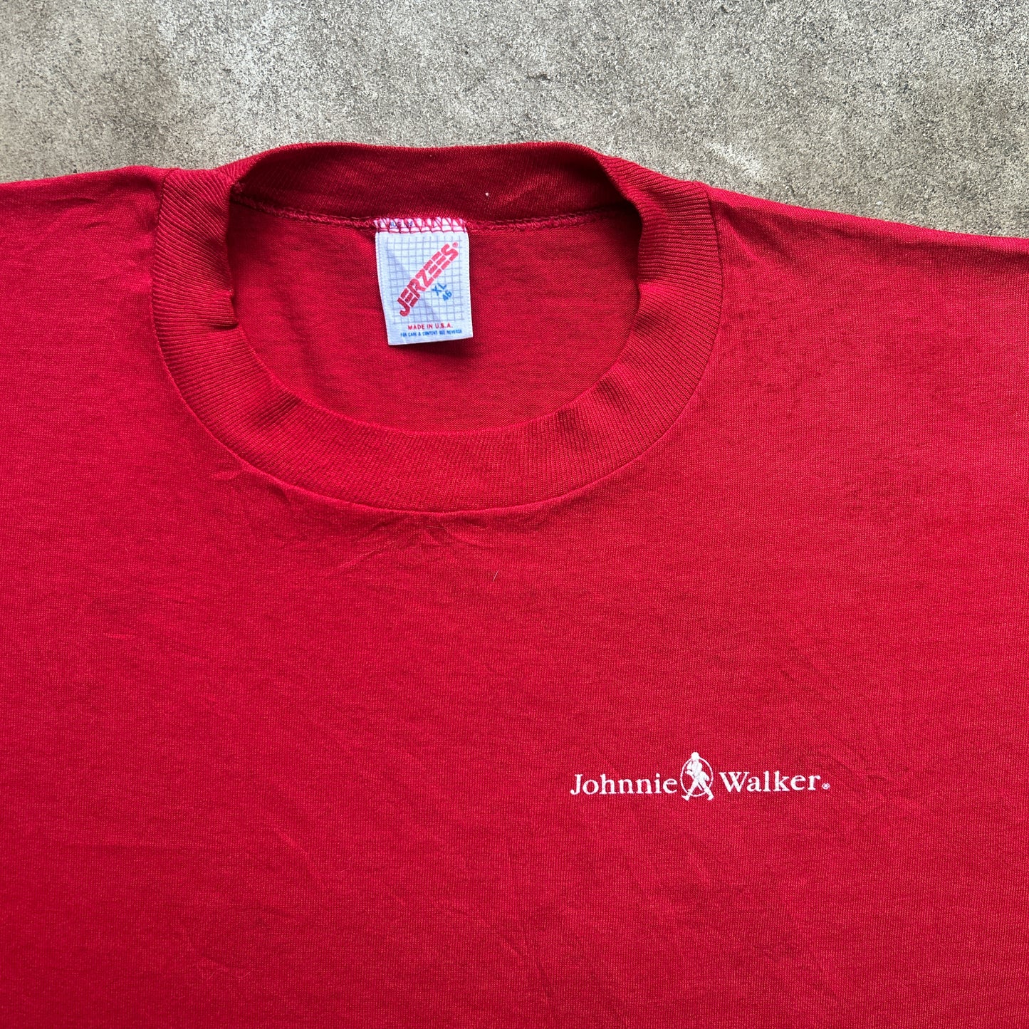 Vintage 80s Johnnie Walker Whisky Comedy, Promotional T-shirt