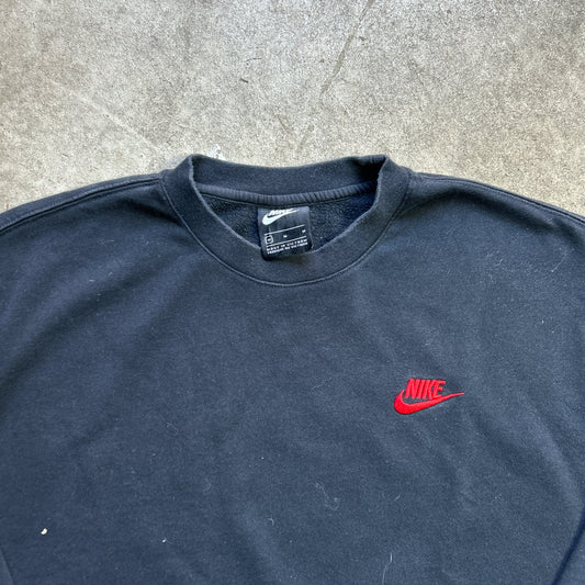 Vintage 2000s Nike Black Crewneck Sweatshirt