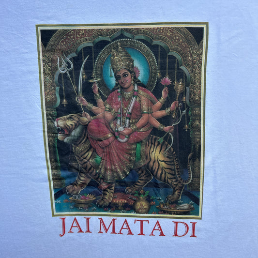 Vintage 90s Asian God Jai Mata Di T-shirt
