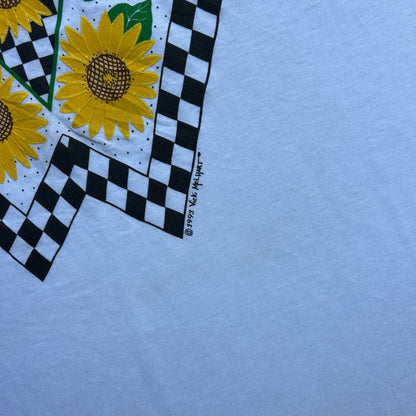 Vintage 90s Vicki Melhart Sunflower 1991 T-Shirt