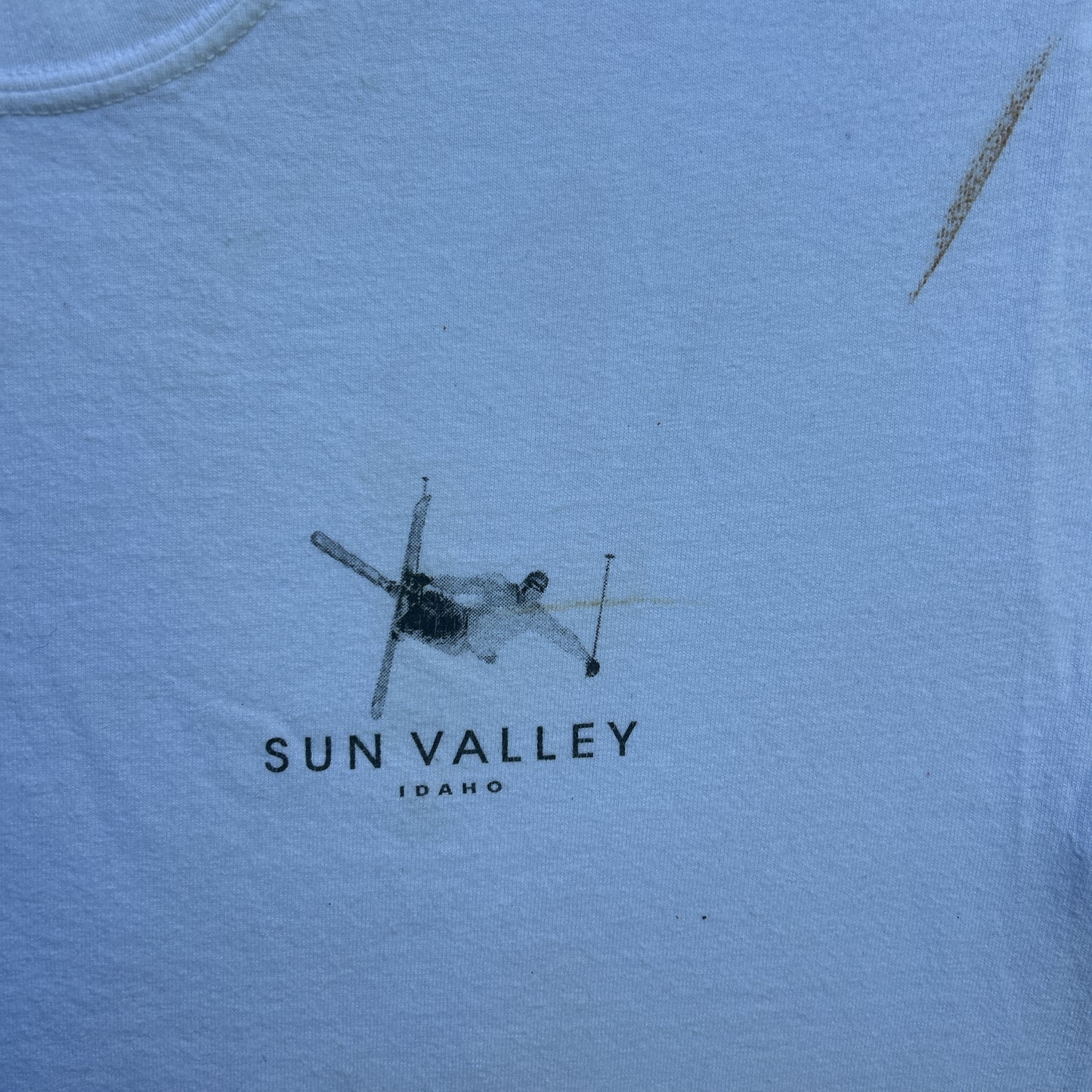 Vintage 2000s Extreme Winter Sports Skiing, Steep And Deep, Sun Valley, Idaho, USA T-shirt