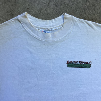 Vintage 80s Bamboo Republic Forest Home High School Outfitters T-shirt