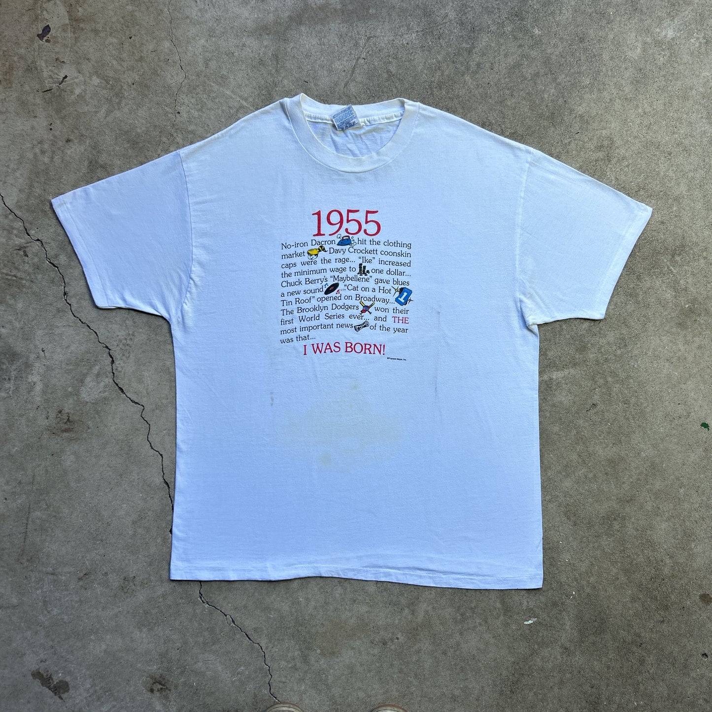 Vintage 90s 1995 I was Born T-shirt
